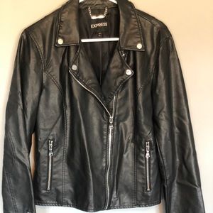 Express Moto Jacket, black, size Large